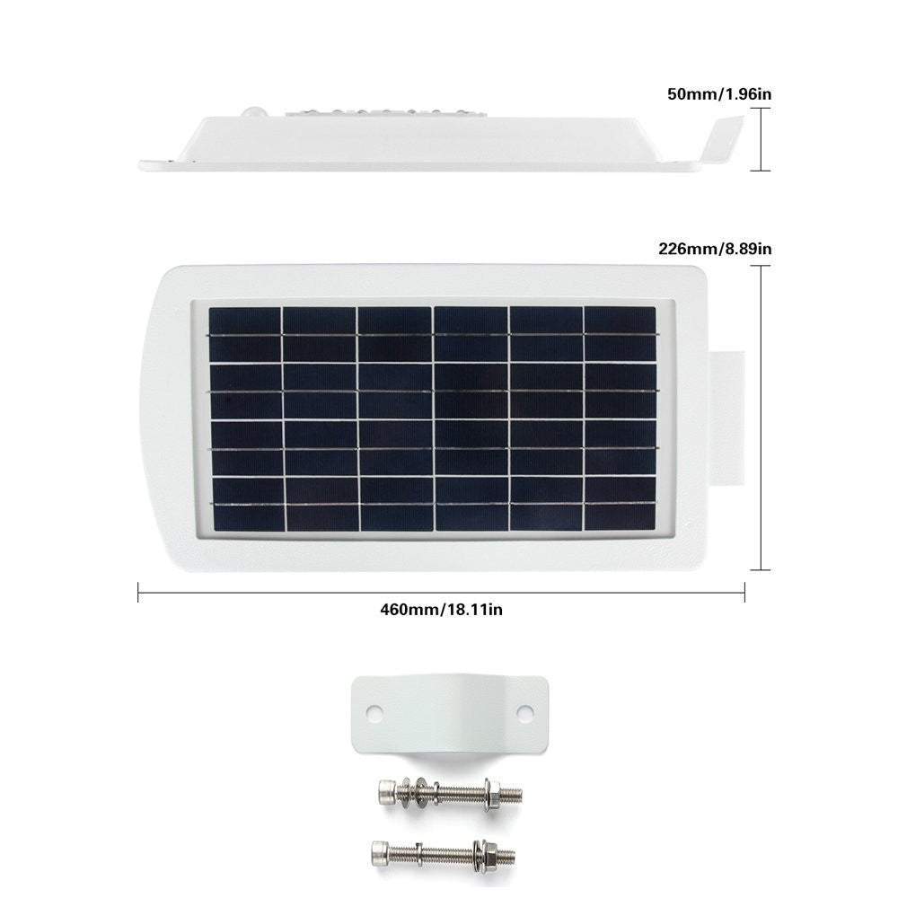LED Solar Dusk to Dawn Light - 15 Watt - 1500 Lumens - 5000K Daylight - Pole Mount - with Motion Sensor