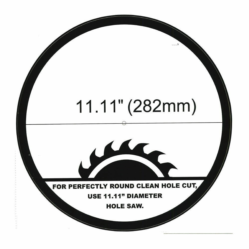 12 Inch Edge Lit Recessed LED Downlight - 24 Watt- 1800 Lumens - Color Selectable 27K/30K/35K/40K/50K - 120V - Dimmable - Recessed Can Not Required