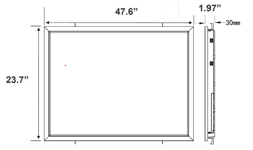 Curved Indirect LED Troffer - Multiwatt 30W/40W/50W - Max 6250 Lumens - 2X4 Foot - Color Tunable 35K/40K/50K - Aperture Optics - Standard Drop Ceiling Mount - 120-277V