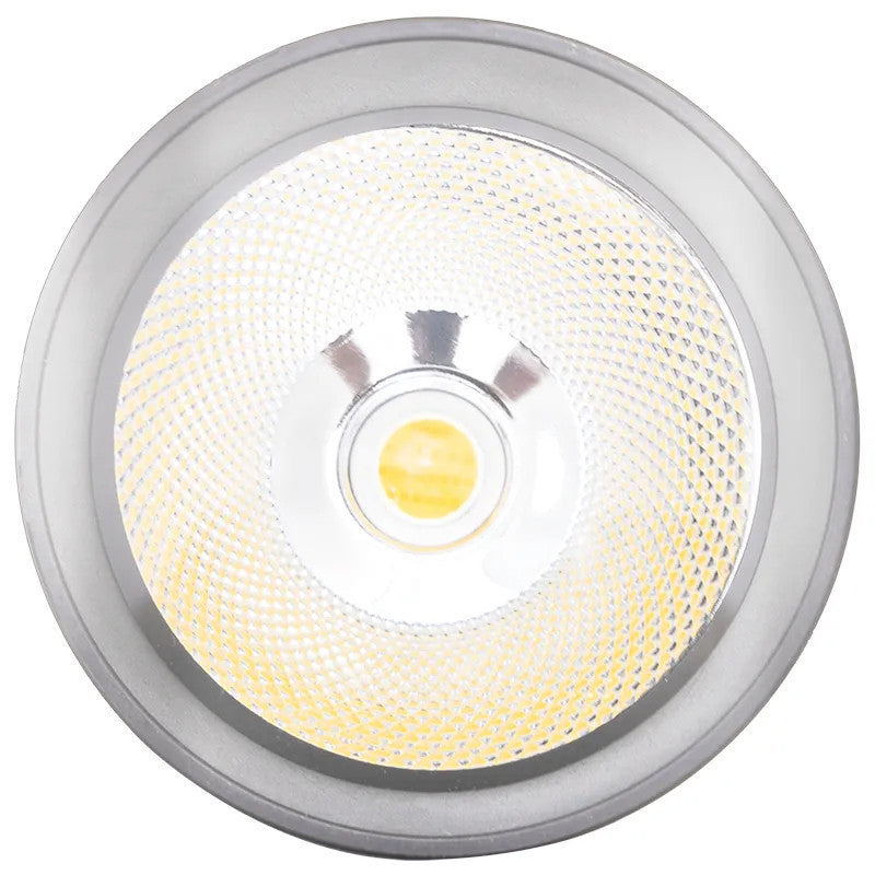 4 Inch LED Ceiling Mount Cylinder - Adjustable 9/12/15 Watt - 11000 Lumens - Color Selectable 30K/40K/50K - 120V - White Finish - Dimmable Down Light