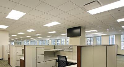 2x4 LED Recessed Troffer, #12 Pattern acrylic, 0.110IN Thick, 120V, 80+ CRI, 4000K