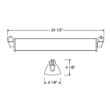 Trac-Master Close-to-Trac LED Wall Wash/Flood,3000K,80 CRI,Phase Dimmable,White