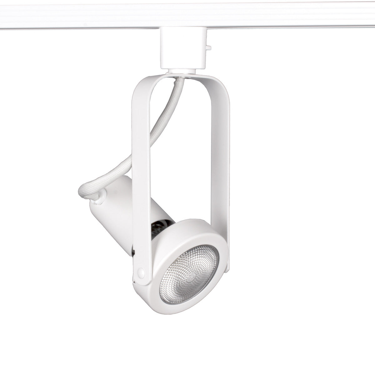 TK-763 Line Voltage Track Head in White for L Track