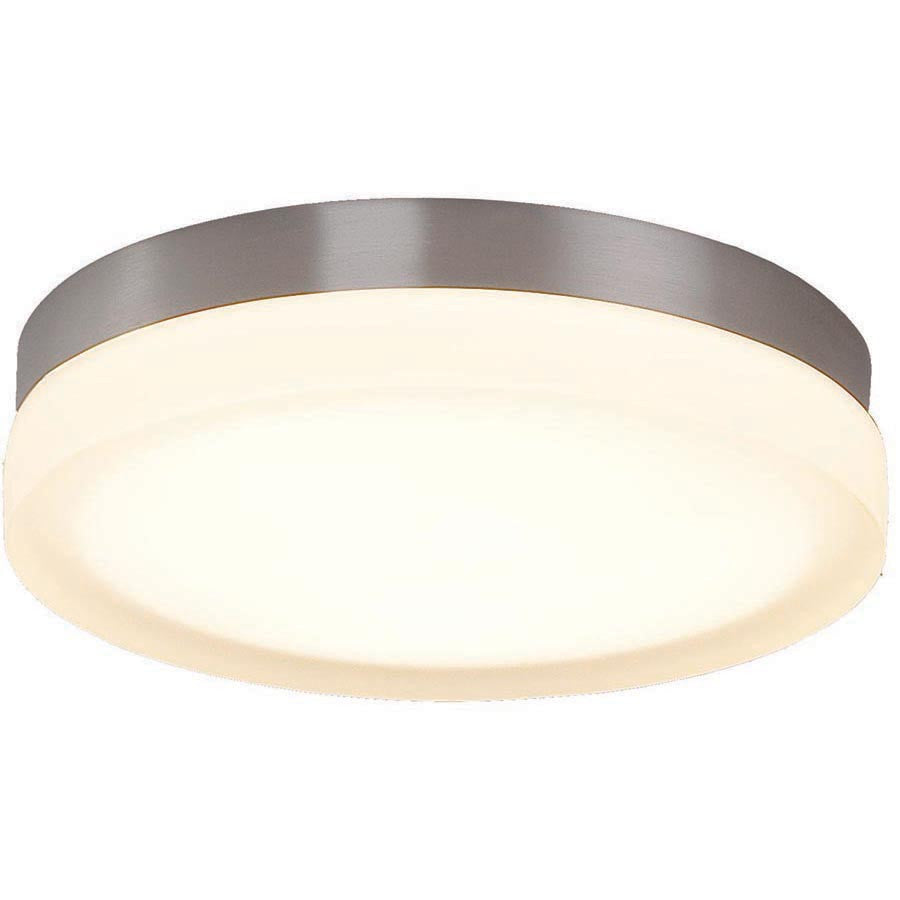 Slice 9in. LED Flush Mount Light 2700K in Brushed Nickel