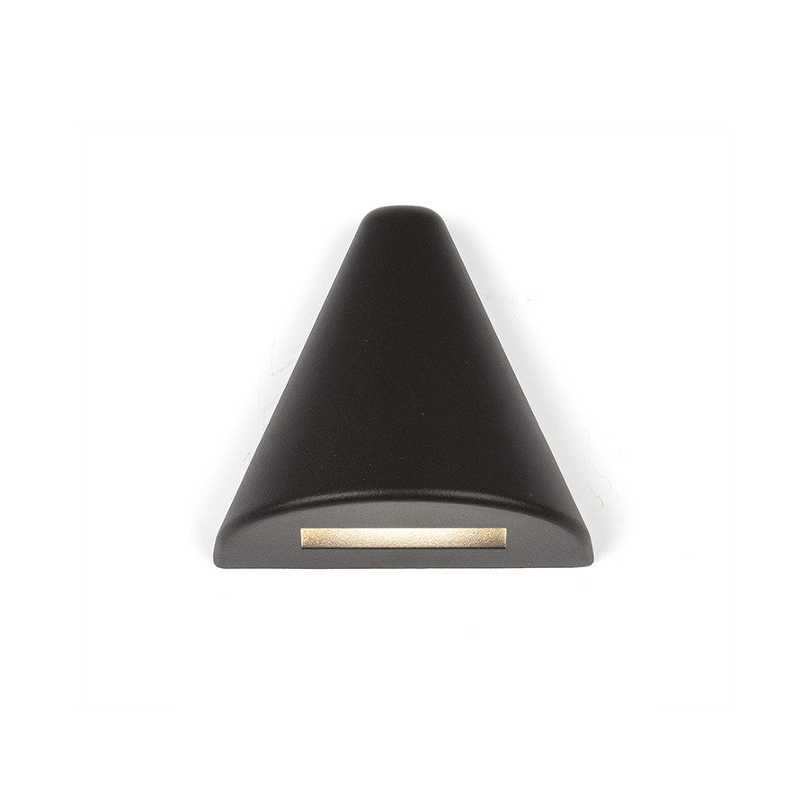 LED 12V Triangle Deck and Patio Light 2700K Warm White in Bronze