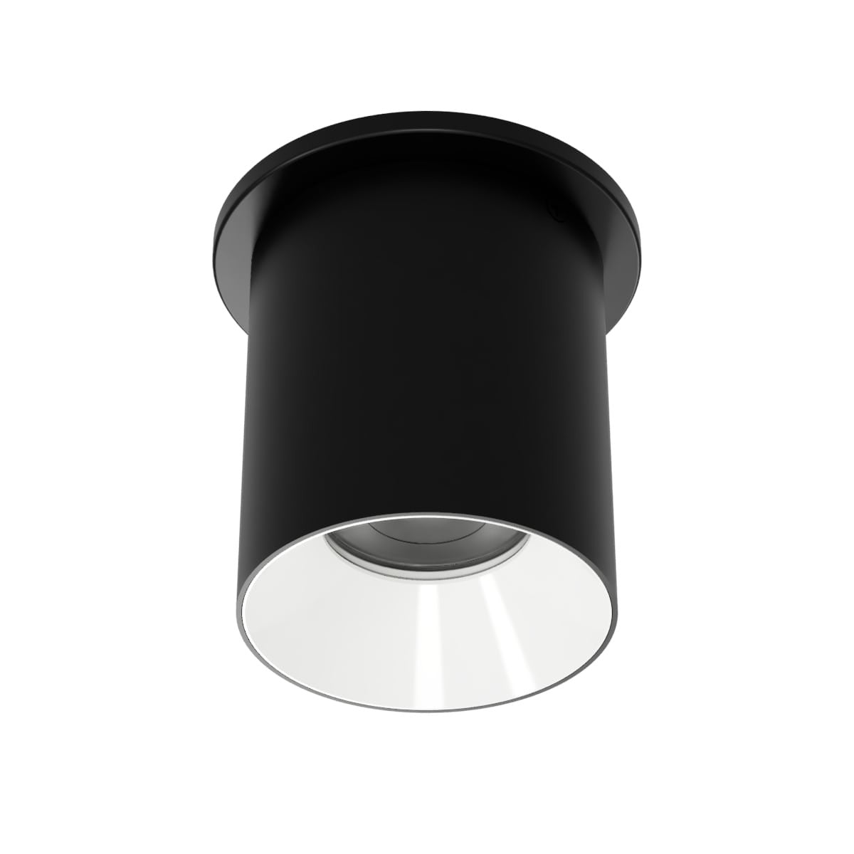 Zoron 5CCT Round Trimmed Ceiling Mount Narrow Beam Black/White - C4RT-NCS-BKWT