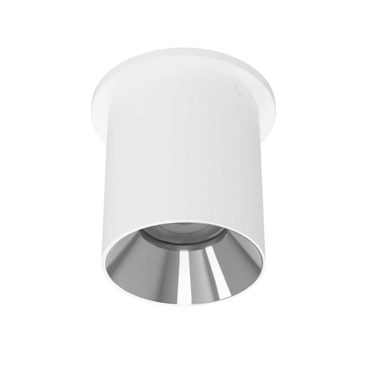 Zoron 5CCT Round Trimmed Ceiling Mount Narrow Beam White/Chrome - C4RT-NCS-WTCH