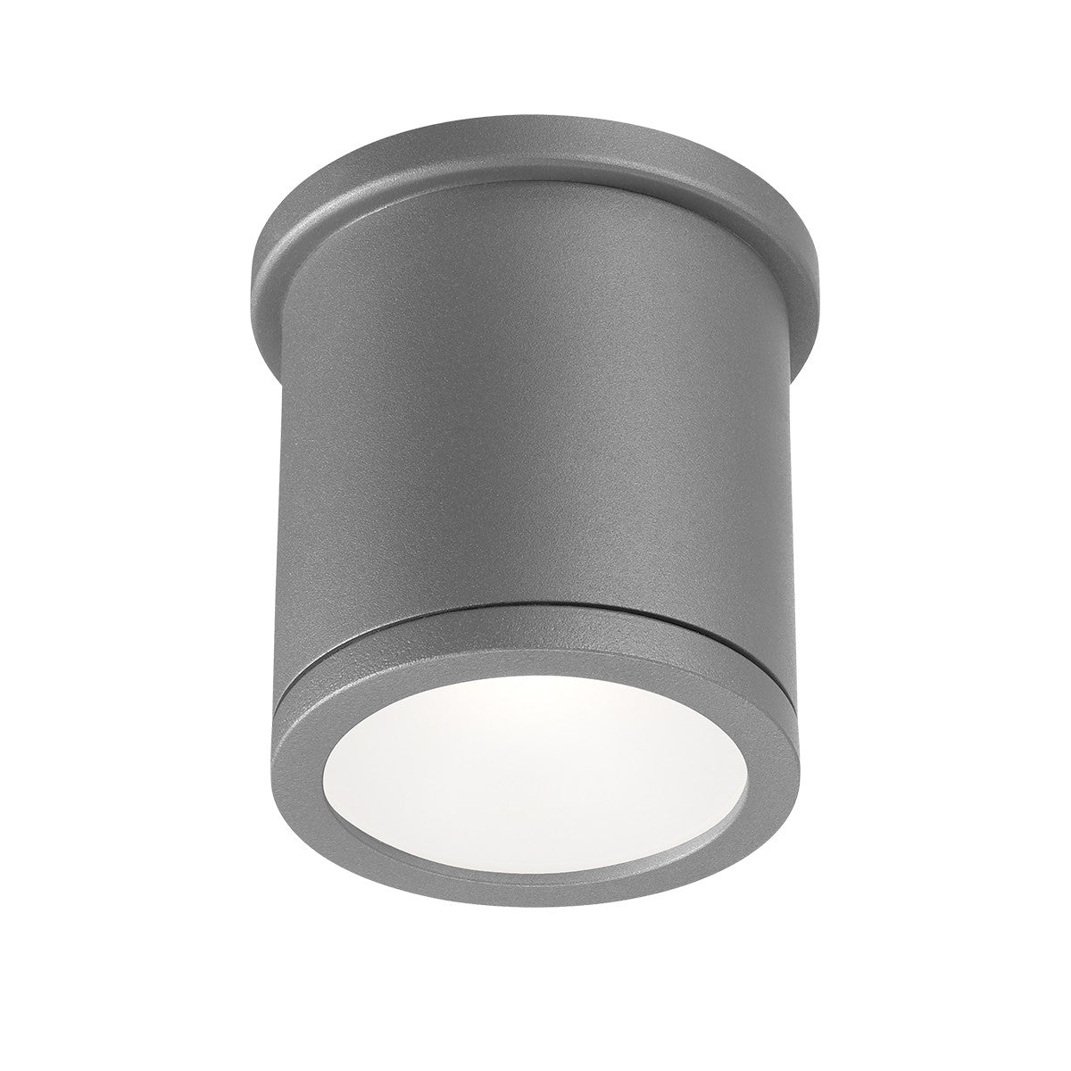 TUBE 5in. LED Outdoor Flush Mount Light 3000K in Graphite