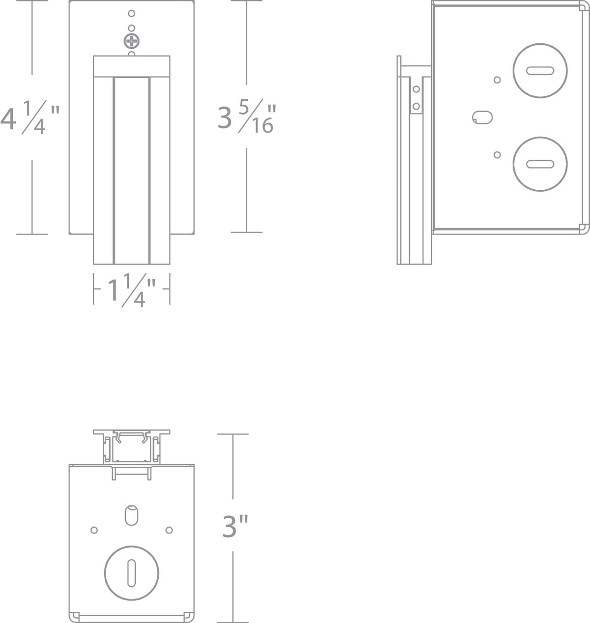 WIRING BOX - LED-T-RCH5-BK