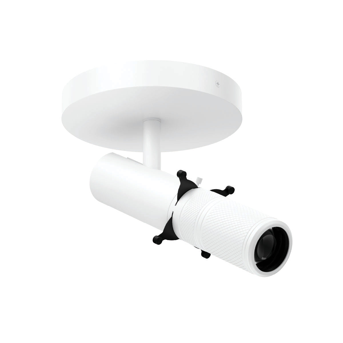 Large Stealth Framing Projector Monopoint Luminaire 2700K in White - MO-1224-927-WT