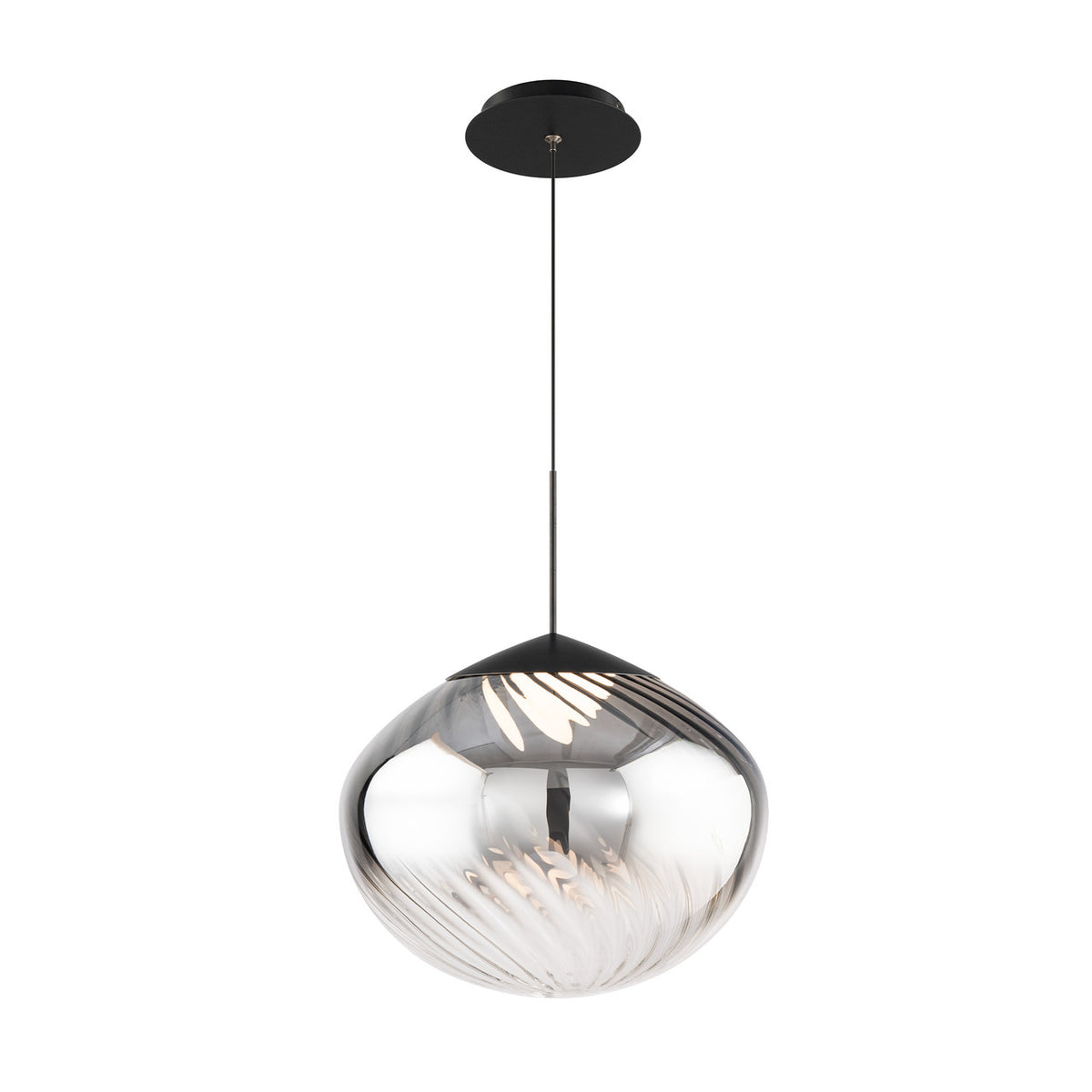 SWAZEY 14IN MINI PENDANT 4CCT - PD407614-BKSM