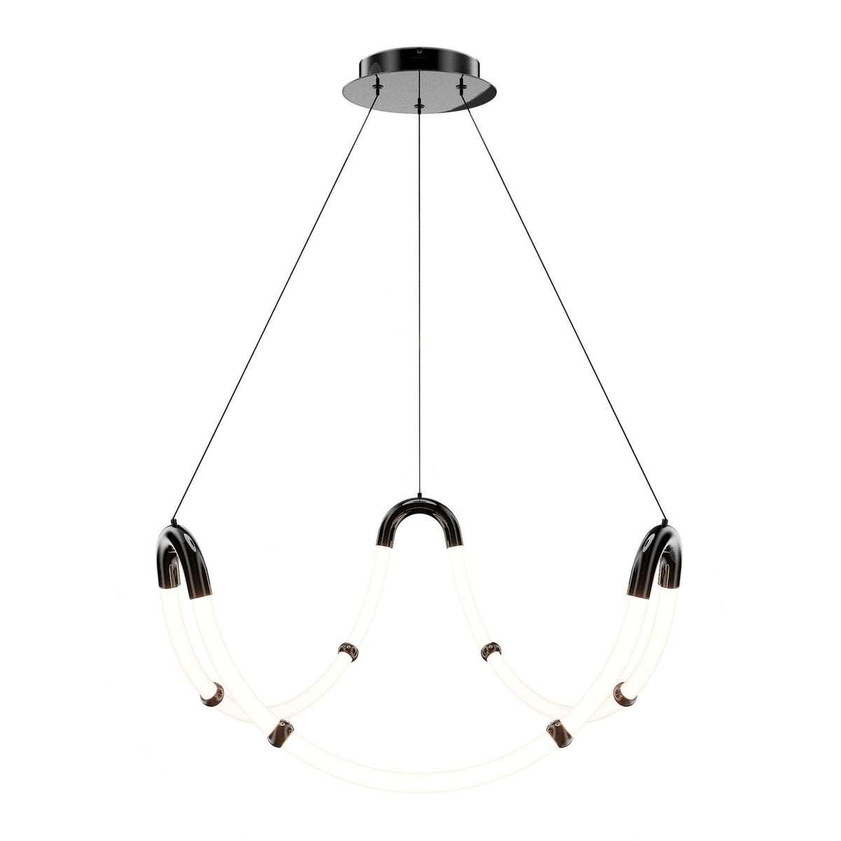 SWATHE 30in. CHANDELIER 4CCT - PD411630-BC