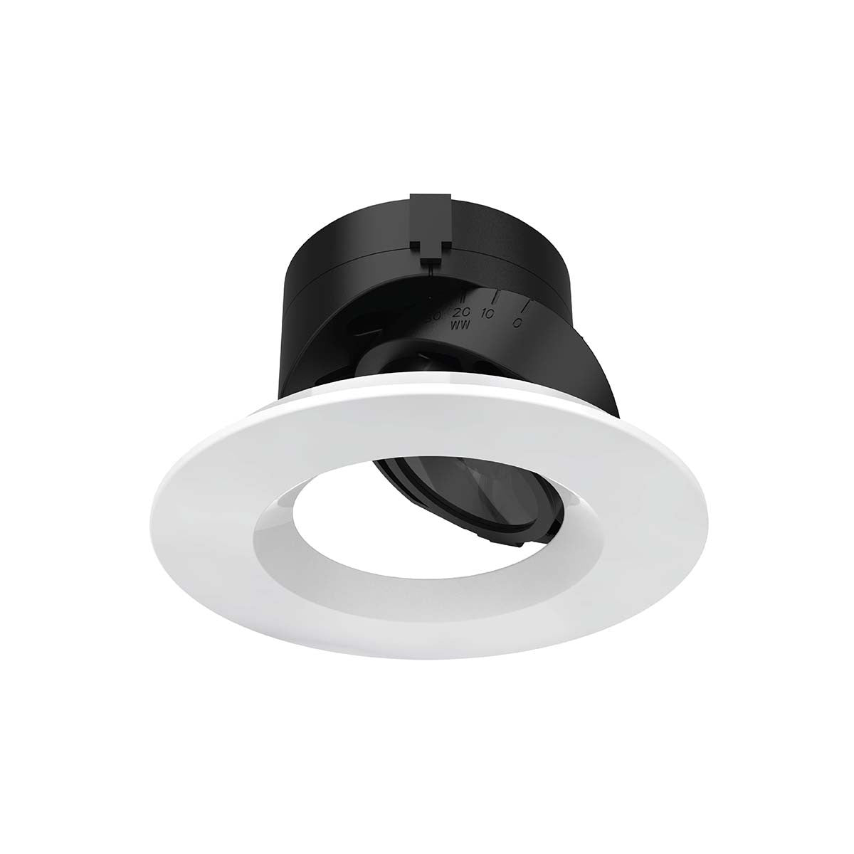 Aether 2in Adjustable Round Trim Spot CRI85 3000K White - R2ARAT-S830-WT