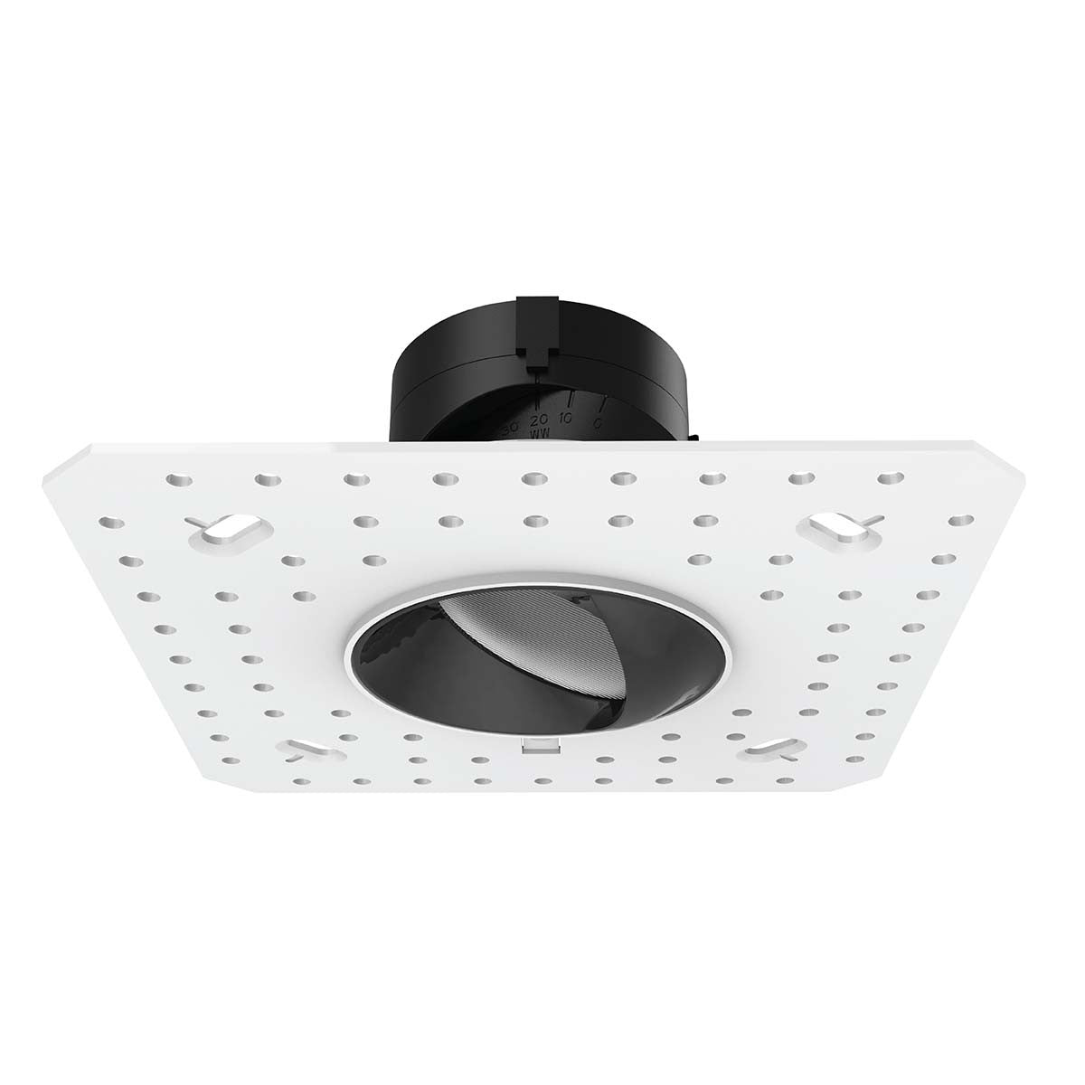 Aether 2in Wall WashRound Trimless Asym CRI85 4000K Black - R2ARWL-A840-BK