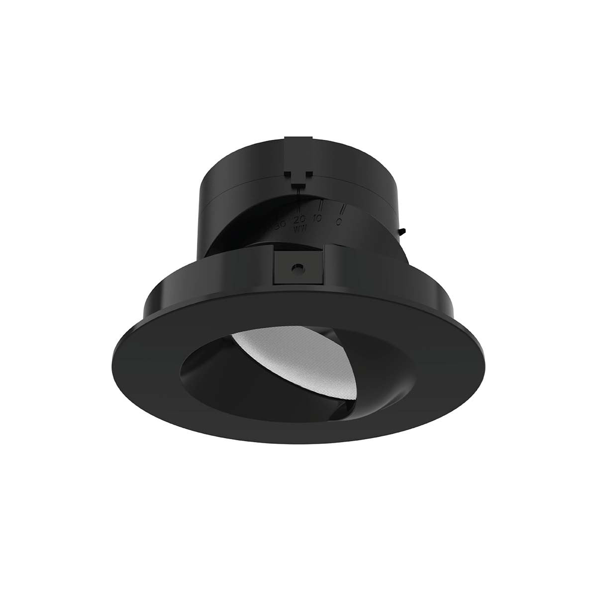 Aether 2in Wall WashRound Trim Asym CRI90 3000K Black