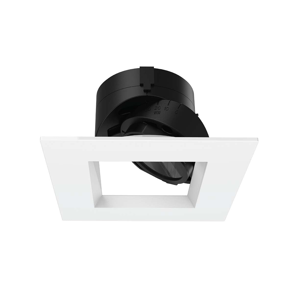 Aether 2in Adjustable Square Trim Spot CRI90 2700K White - R2ASAT-S927-WT