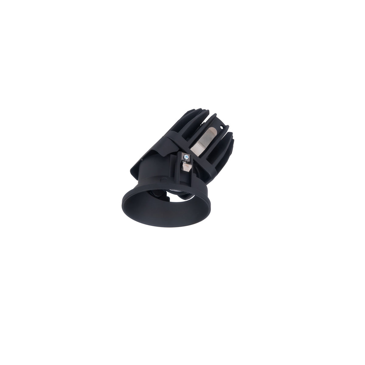 FQ 2in. Shallow Round Adjustable Trimless 935 Black