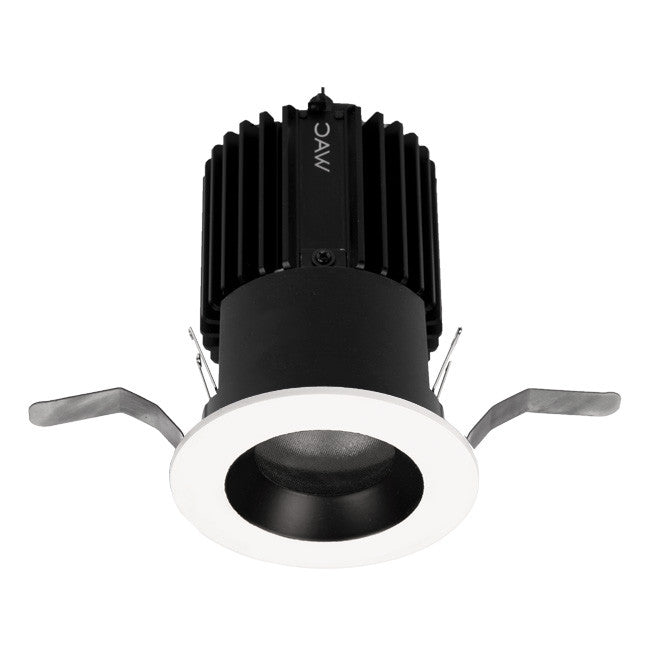 Volta 2in Round Downlight Trim Wide Flood Beam 2700-6500K in Black White - R2RD2T-WTWB-BKWT
