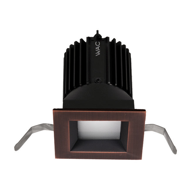 Volta 2in Square Shallow Regressed Trim Flood Beam 1800-4000K in Copper Bronze - R2SD1T-FTWA-CB
