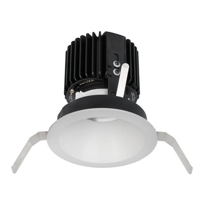 Volta 4.5in Round Trim Flood Beam 2700-6500K in White - R4RD2T-FTWB-WT