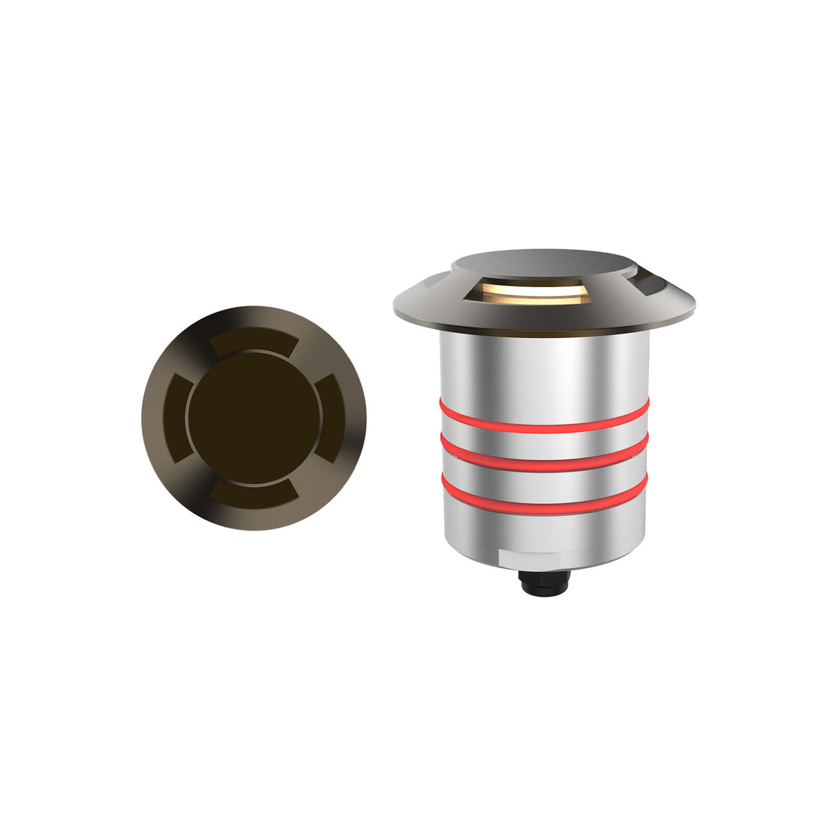 2in. Indoor/Outdoor LED Inground Indicator Light - RM-2101-30-BS