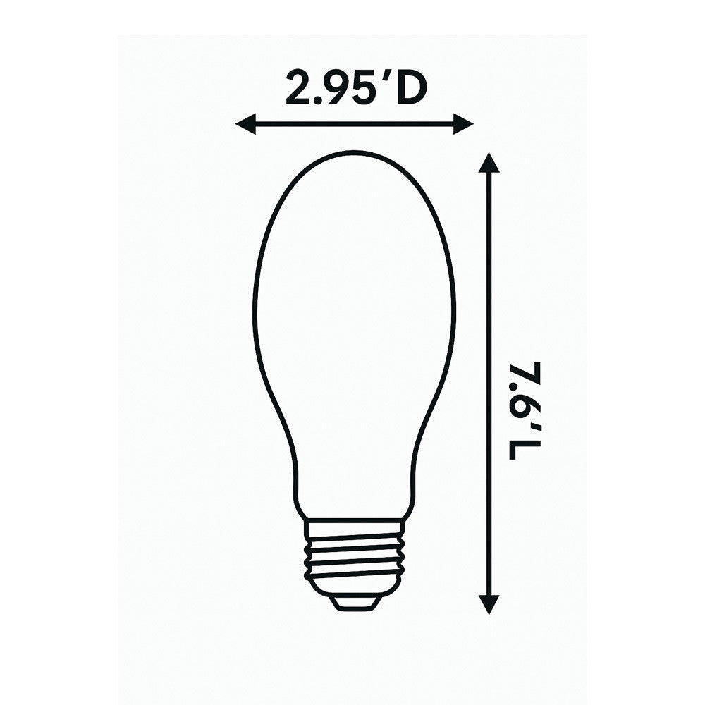 24 Watt LED Corn Filament Bulb - Metal Halide Replacement - 4000 Lumens - 5000K Daylight - 120-277V - E26 Medium Base - Ballast Bypass