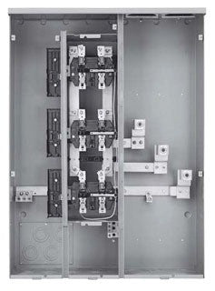 Siemens - WP8612RJB Meter Center Pack 800 Amp 1 Phase 6 225 Amp Position 5-Jaw Ringless NEMA 3 Rated