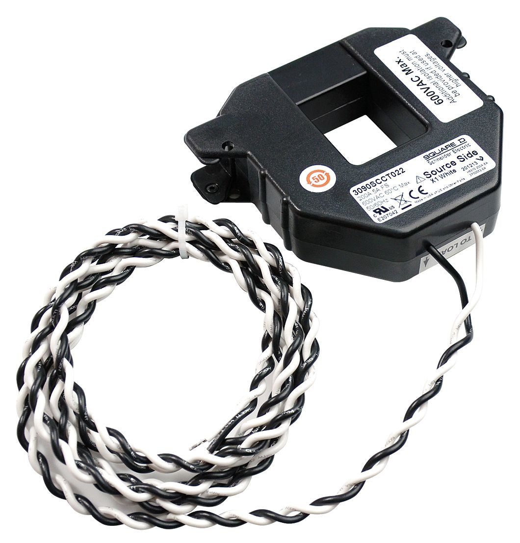 Current Transformer Split Core 400A (SZ.3): 2.45' X 2.89' Plus Or Minus 1% Acc - 3090SCCT043