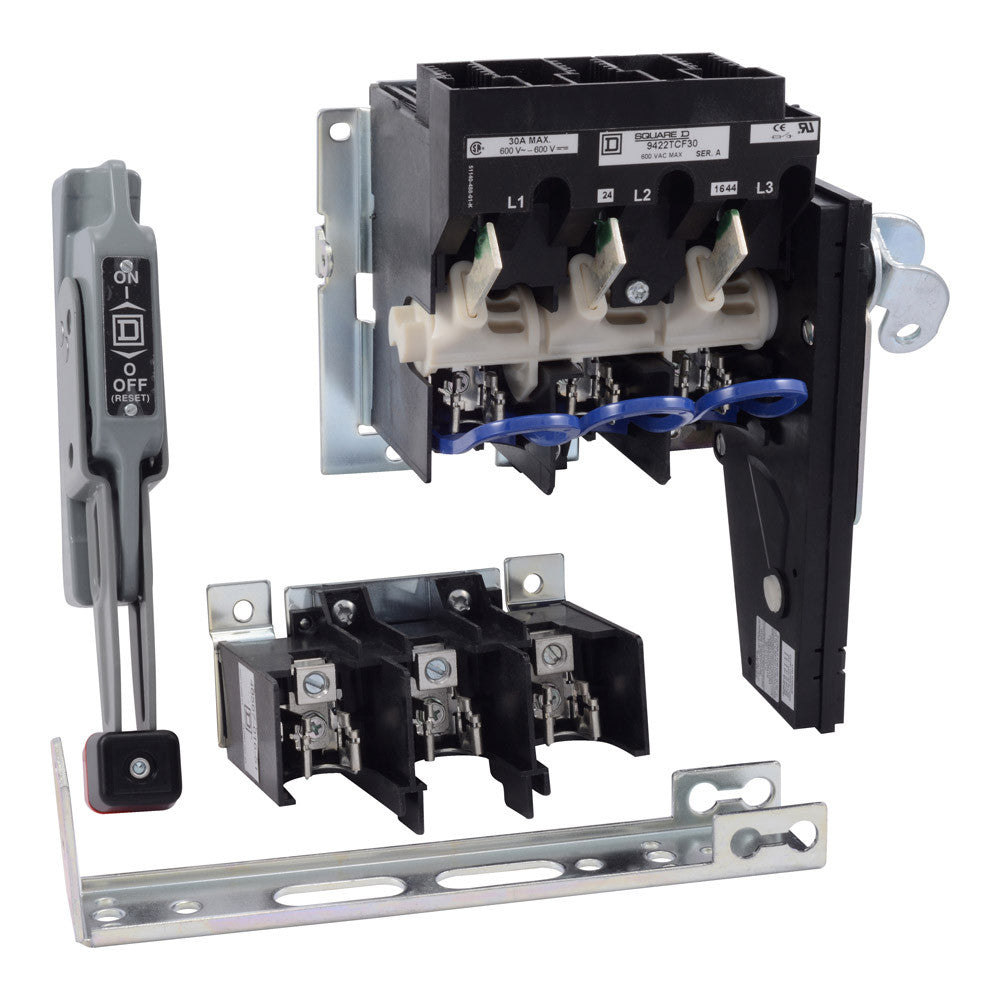 Switch, Disconnect, 3PHASE, 30A 600V, Includes 6 Inch Handle, Fuse Holders, Ul Csa - 9422ATCF331