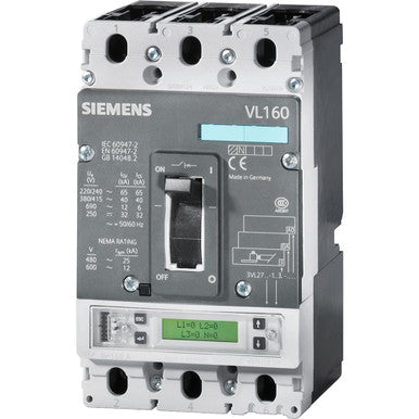 Breaker Vl Cg 30A T/m 3P 65KA W/o Lugs - 3VL1103-2KM30-0AA0
