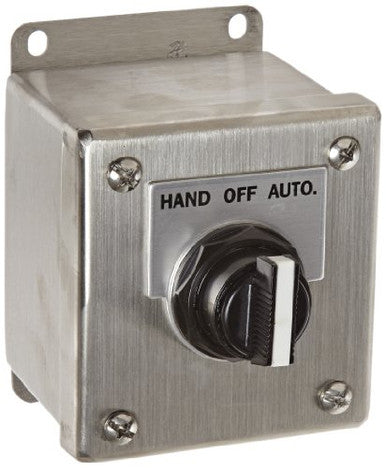 Siemens 52C156S, Class 52 Pushbutton Station Corrosion Resistant, 30 Mm Enclosure Type NEMA 4X 304 Stainless Steel With 1 Command Point A=Selector - 52C156S