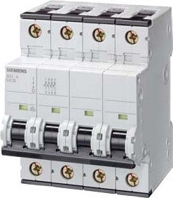 Circuit breaker Universal current 880 V DC 400 V AC 10kA, 4-pole, C, 25A max. 1000 V DC - 5SY5425-7