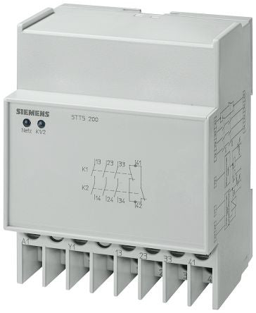 EMERGENCY OFF relay T55 230V 10A Overall depth 55 mm - 5TT5200