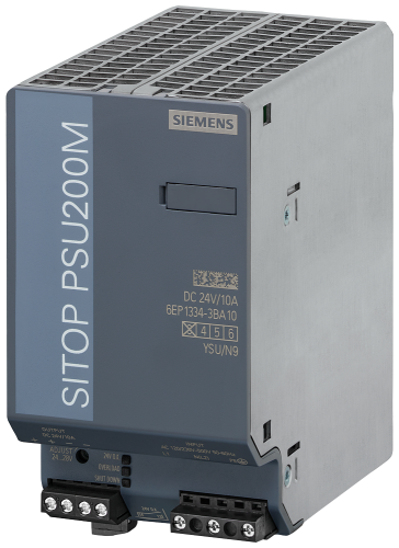 Accessory Type = Power Supply Unit / Termination Type = Screw / Protection Rating = IP20 / Operating Temperature Min. °C = -25 / Operating Temperature Max. °C = 70 / Length mm = 121 / Width mm = 70 / Height mm = 125 - 6EP1334-3BA10
