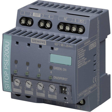 Selectivity Module, 24Vdc, 10A, DIN Rail - 6EP19612BA41