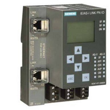 Data Stations, Ethernet, IE/AS Interface, RJ45, DIN Rail Mount 6GK Series - 6GK1411-2AB20