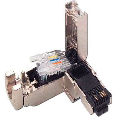 Siemens 6GK19011BB202AB0 IE FC RJ45 Plug 90° metal housing 4-pin - 6GK19011BB202AB0