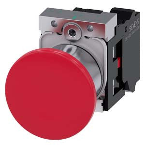 Siemens Industry Inc Mushroom Pushbutton 40Mm Red - A6X30143139
