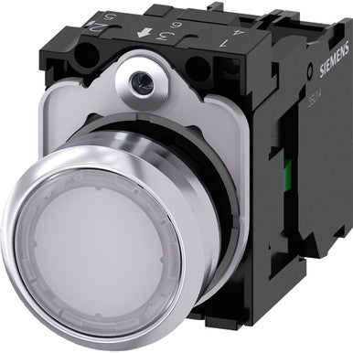 Siemens Industry Inc Illuminated Pushbutton White - A6X30144429