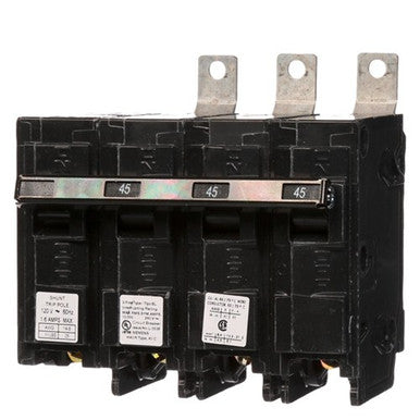 Miniature Circuit Breaker, BL Series, 45A, 3 Pole, 120/240V AC, 10kA at 240V AC - B34500S01