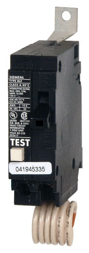 Miniature Circuit Breaker, BFH Series, 20A, 1 Pole, 120V AC, 22kA at 120V AC - BF120H