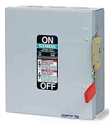 Fusible, Safety Switch, General Duty, 240 V, 2PST, NEMA 1 - GF223N