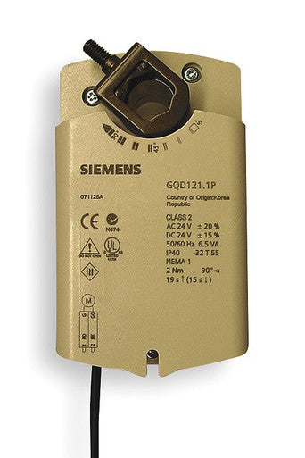 Electric Actuator, 20 in.-lb., 24VAC/DC - GQD121.1P