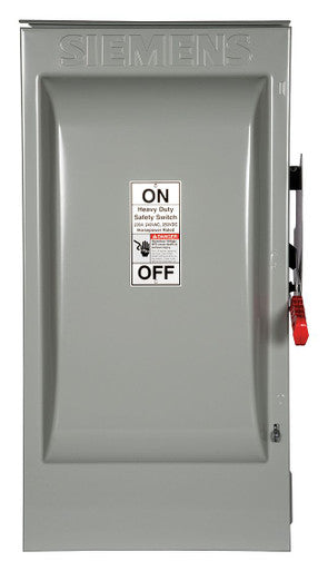 Siemens 200A 3P 240V 4W Fused Hd Type 3R - HF324NR