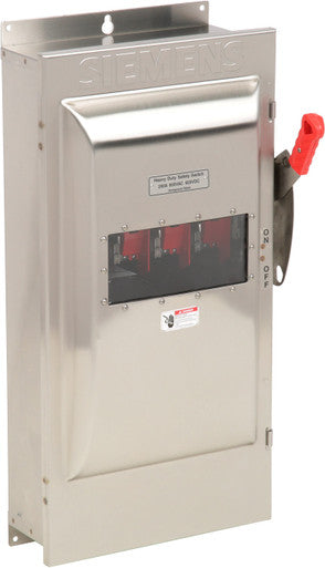 Siemens 200A 3P 600V Fused Hd Type 4X W/window - HF364SW