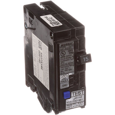 Siemens MPA115AFCP, Afci Combo Type (Gen 2) - 1 Pole, 15A, 22Ka Ir, Packaged For Retail - MPA115AFCP