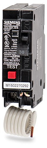 Miniature Circuit Breakers (MCBs) Q 1P 30A 120/240V 50/60Hz 1Ph EA - QE130