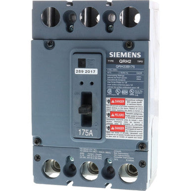 Siemens Industry Inc Breaker Qr 3P 175A 240V 25Ka - QRH23B175