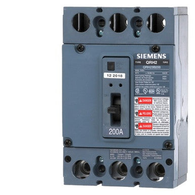 Siemens Industry Inc Breaker Qr 3P 200A 240V 25Ka - QRH23B200