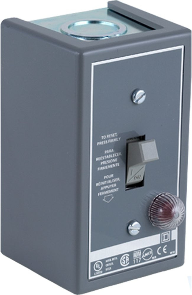 Fhp Manual Starter - Ss Flush Mount - 1P - Toggle Operated-red INDICATOR-277VAC - 2510FS1P